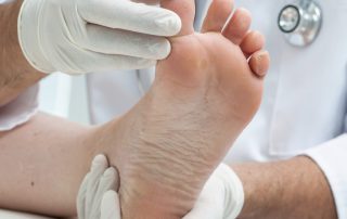 Fussbehandlung podologische Inspektion